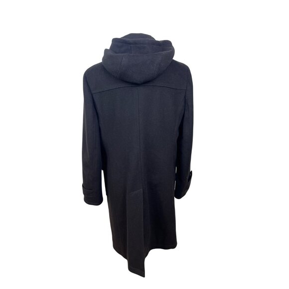 Michael Kors Brown Women’s Hooded Coat With Button Details Sz 10 - Picture 3 of 11